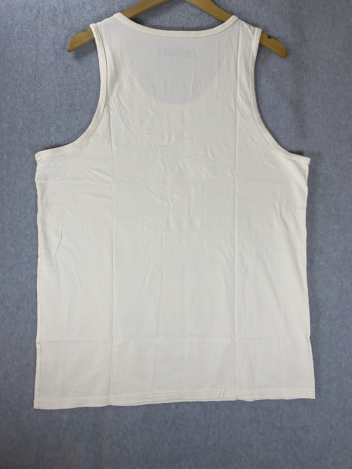 Chubbies Tank Top Mens Large Ivory 4th Of July Cotton Scoop Neck Muscle Tee Butt gallery