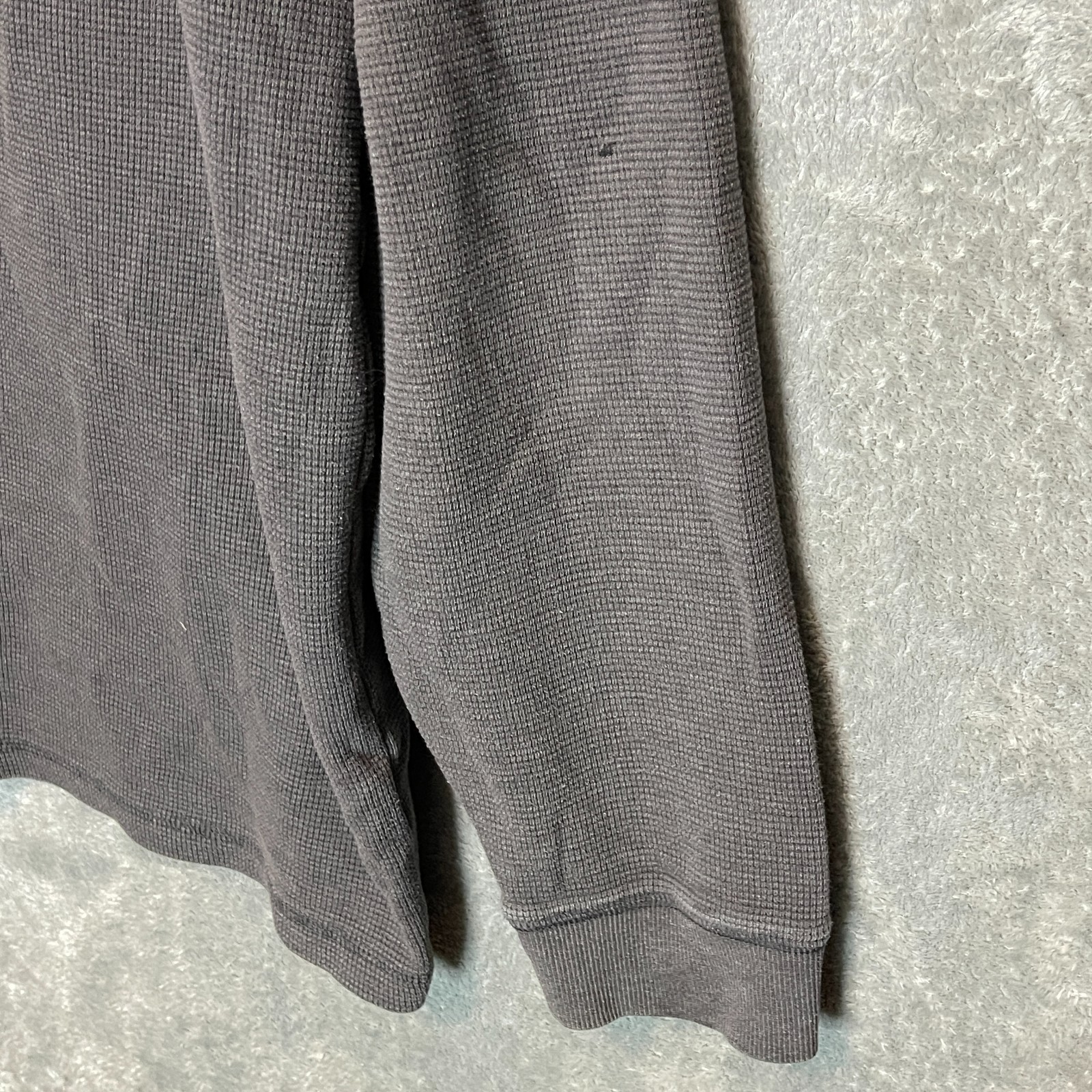 Eddie Bauer Mens 2XL Classic Outdoor Stretch Waffle Knit Henley Thermal Shirt gallery