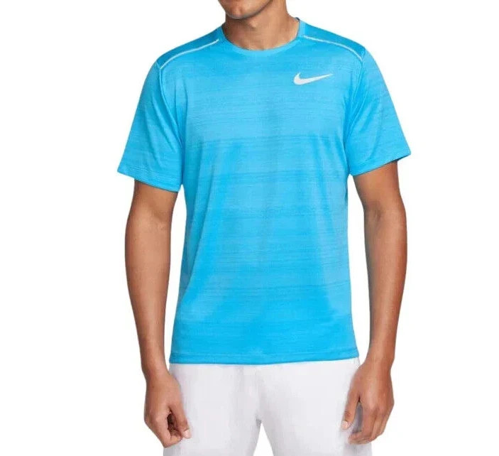 Sz XXL NIKE Men Miler Running Baltic Blue SS Running Top AJ7565 416 – New
