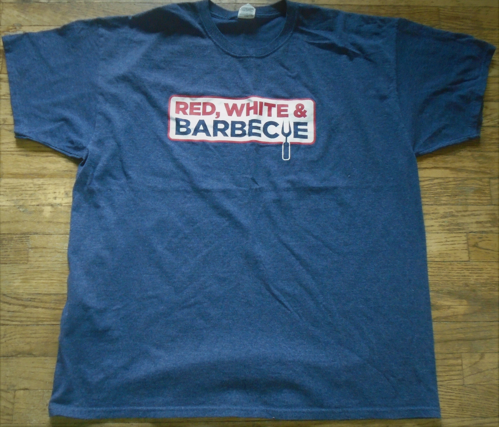 Red, White and Barbeque T-Shirt All American T-Shirt SIZE 2XL 50 Cotton 50 Poly gallery