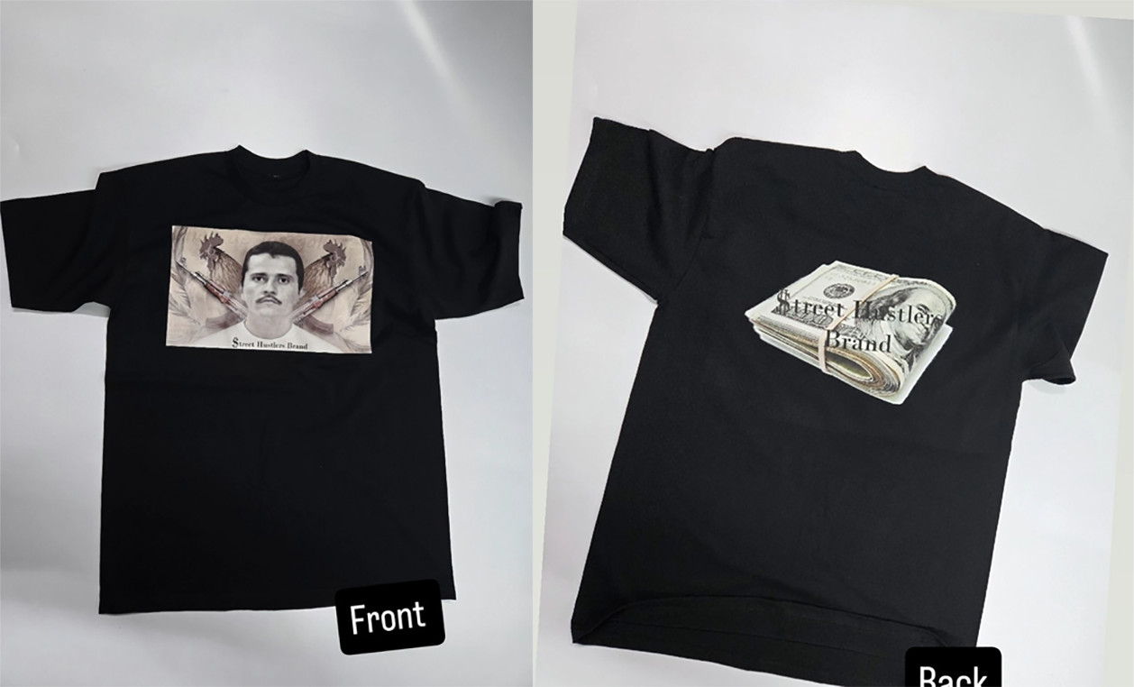 el mencho SHIRT Black cotton 2 side Gifl gallery