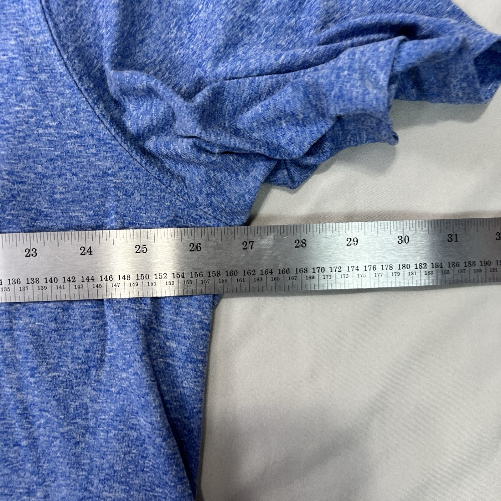 Duluth Trading Co Shirt Mens 2XL XXL Blue Stretch Breathable Tee Logo EUC gallery