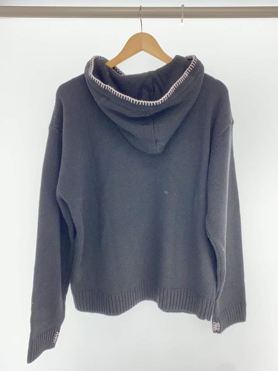 Dime HARDCORE WOOL HOODIE Knit Sweater (Thick) L Nylon BLK gallery