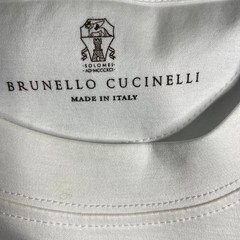 BRUNELLO CUCINELLI Printed Short Sleeve Shirt Men’s Size M White
