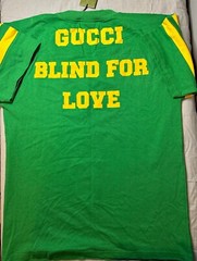 Gucci Eschatology Oversized Green Cotton Jersey T-Shirt Men’s Size XS Authentic