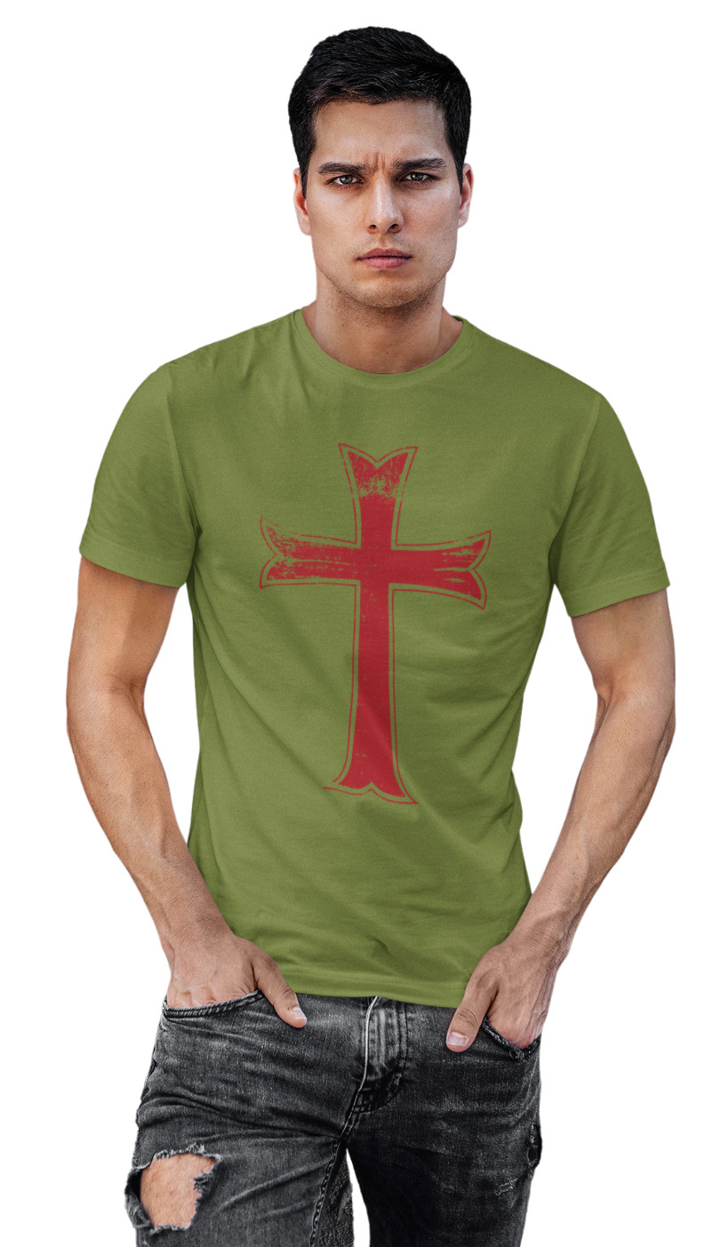 Crusader Cross Knights Christian Jesus Tees Templar Cross Crusader T shrits gallery