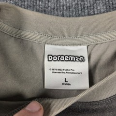 Doraemon Black And Grey Tee Shirt Size L Fujiko Pro