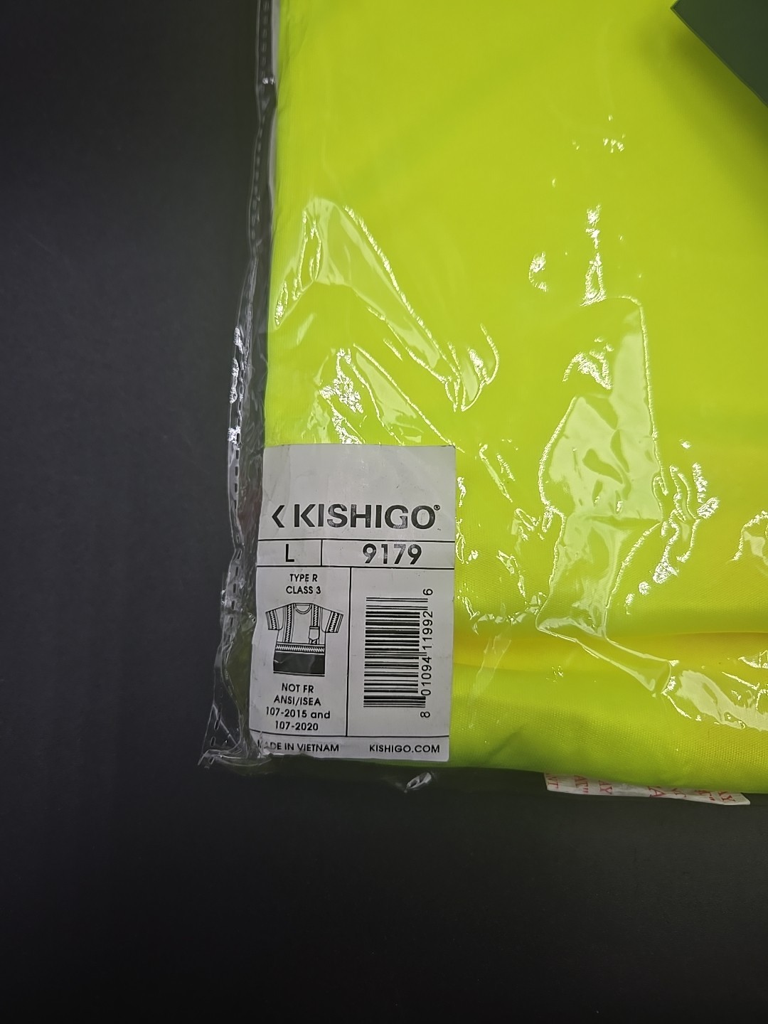 Kishigo 9179 Brilliant Series Type R Class 3 Black Bottom Safety ShirtNew HiVis gallery