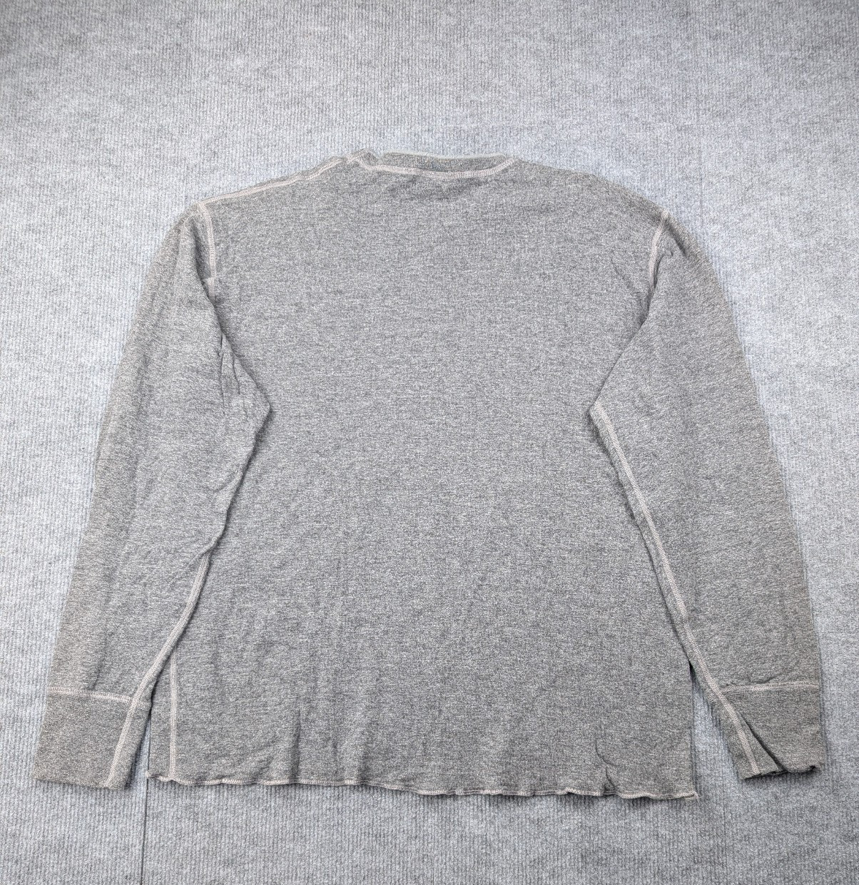 LL Bean Outer Layer Mens Large Wool Base Outdoors Shirt Utility Gray Hike Camp gallery