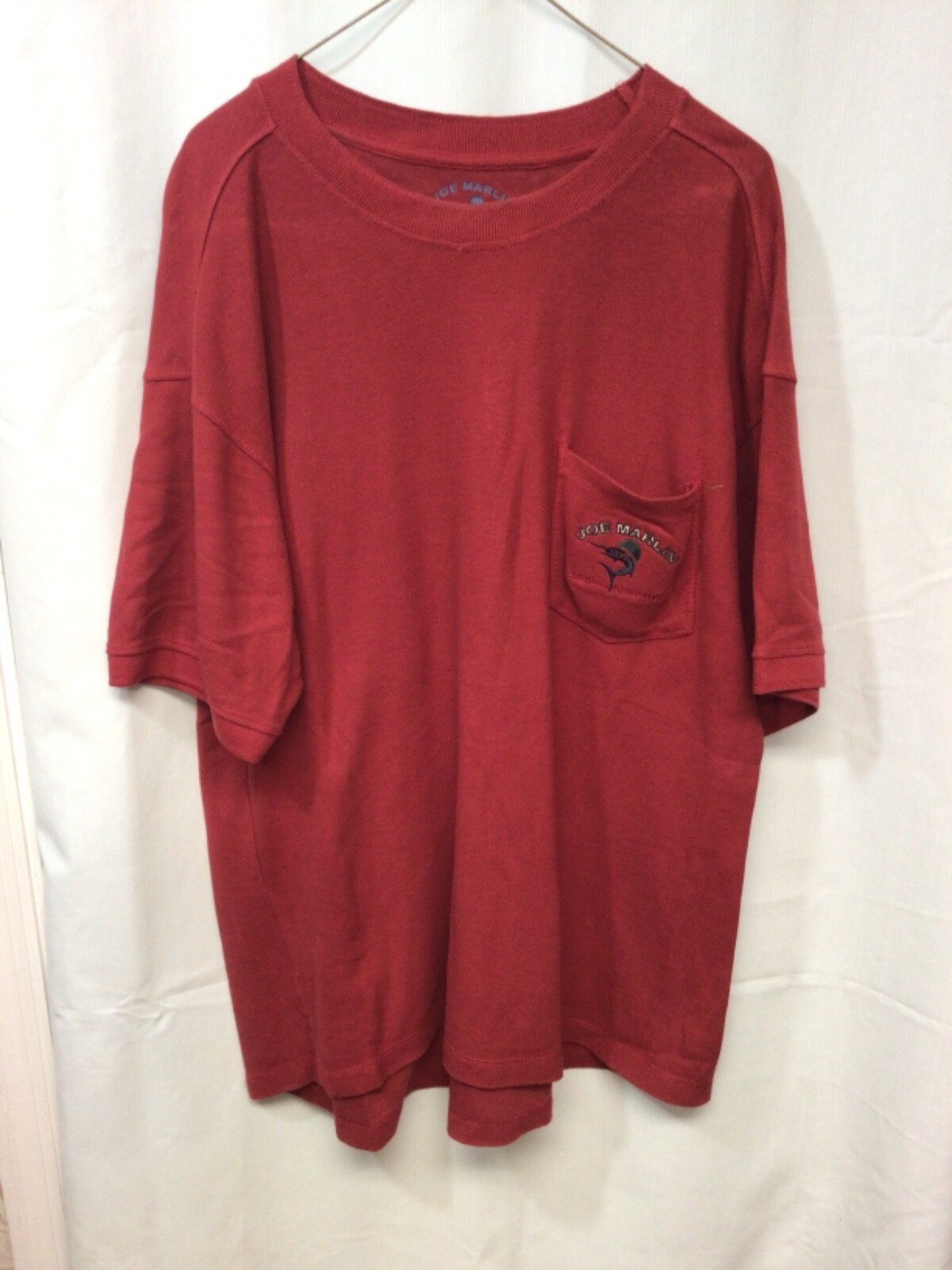 Joe Marlin Original Outfitters Heavy Duty Maroon Large T Shirt T1