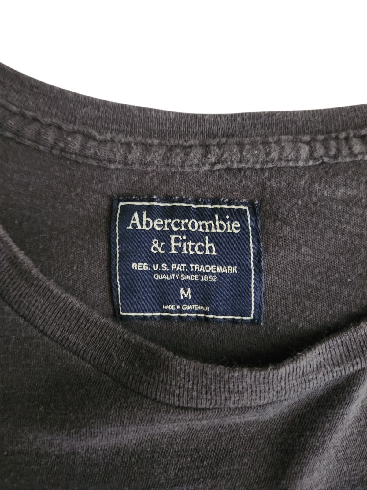 Abercrombie & Fitch Mens Skeleton Peace Sign Tshirt- Vintage- Mens Size Medium gallery