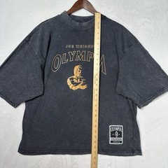 Joe Weider Mr Olympia Oversized Heavyweight T-Shirt Bodybuilding Gym Mens M