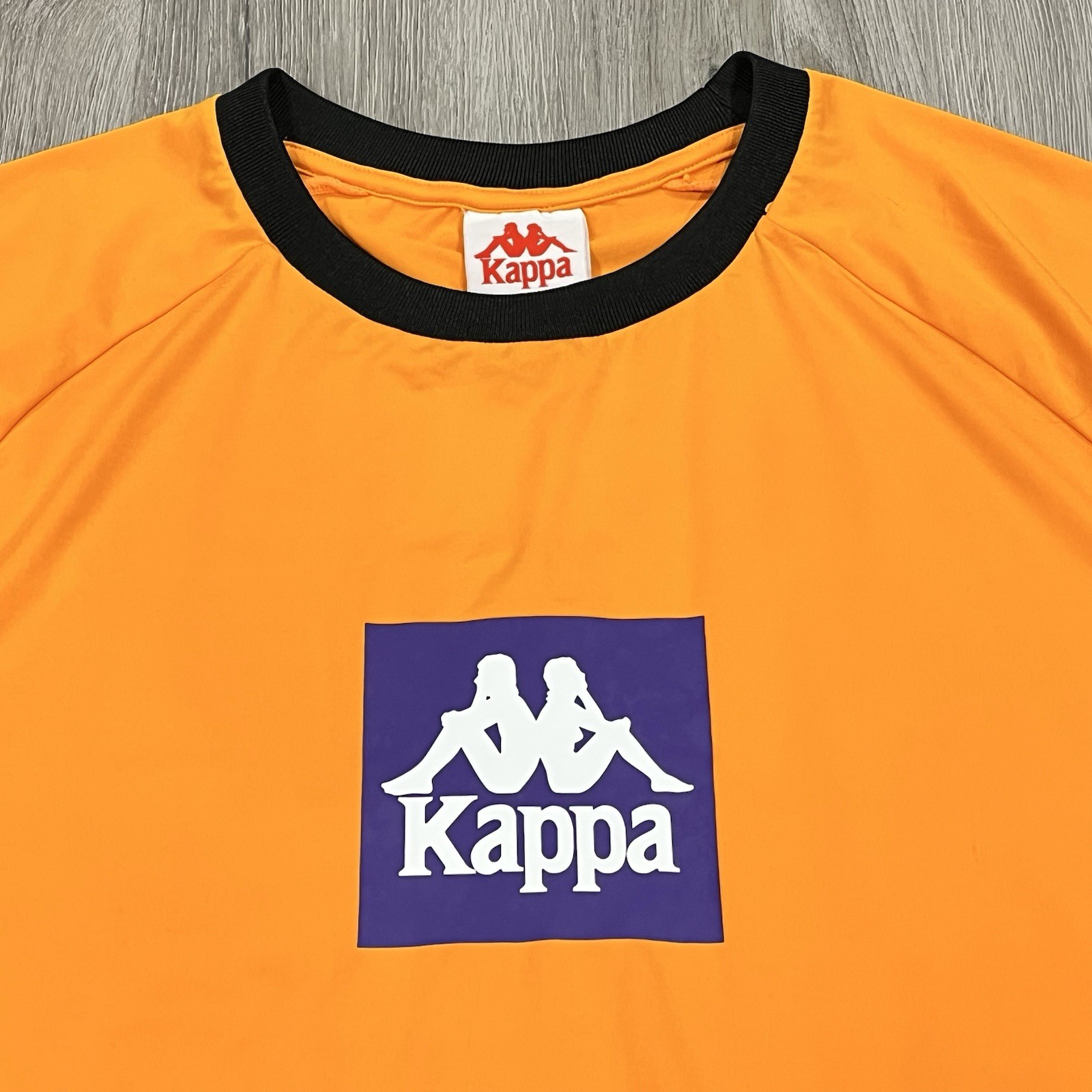 KAPPA Mens Short Sleeve Jersey #67 Orange Sz XL 2019 Fall Winter Collection gallery