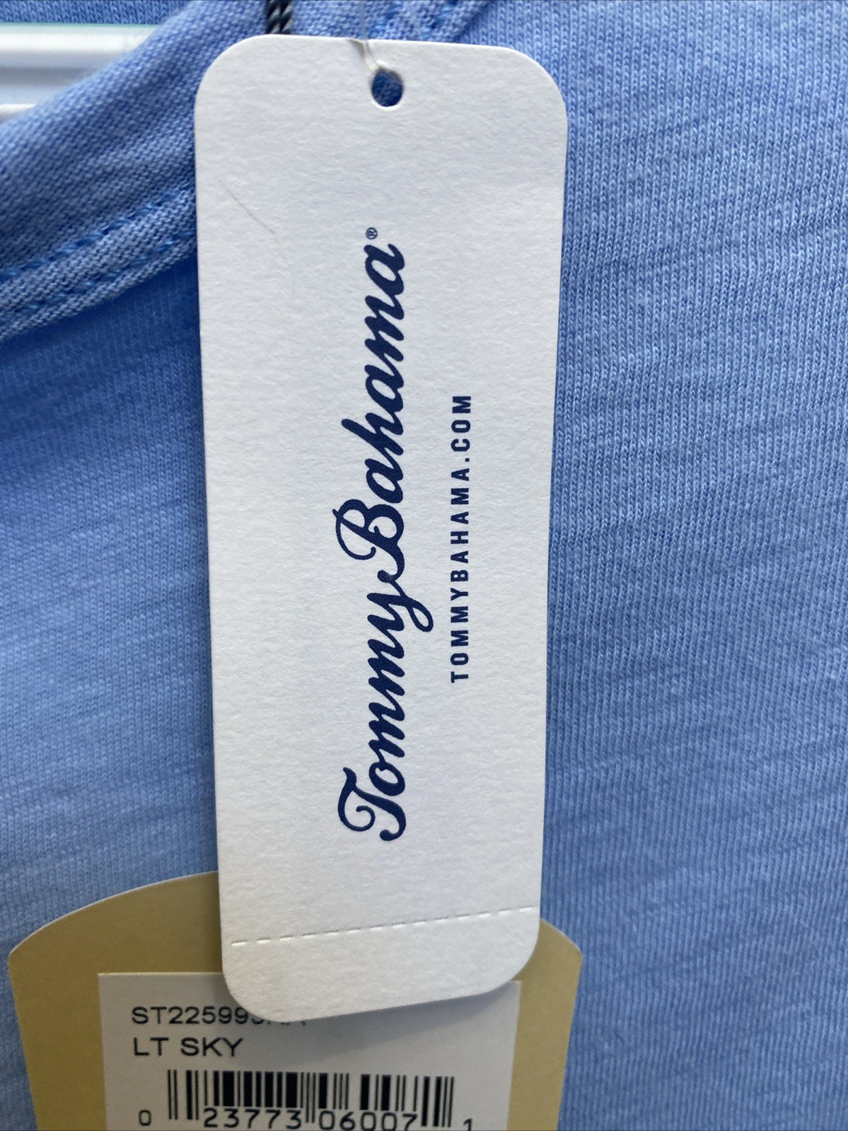 Tommy Bahama Men's Medium Sky Blue Crew Neck T-Shirt Cabo Bay Tee SS NWT gallery