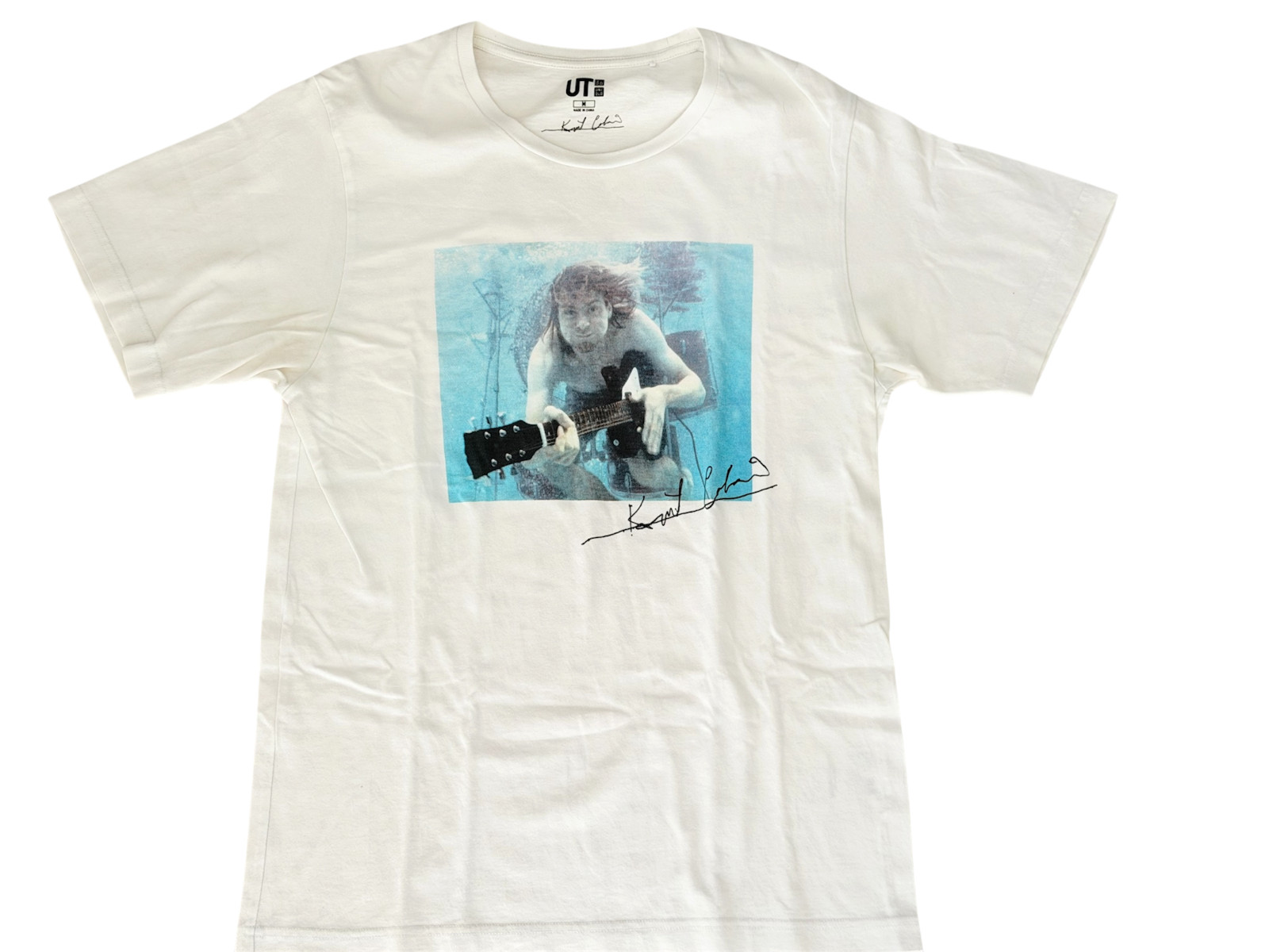 Nirvana x GU T-Shirt Men’s Size M White Used