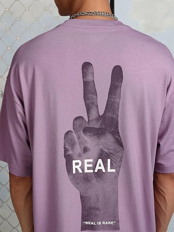 Men's Oversized Fit Tshirts | Printed | Half Sleeves | Round Neck Casual Tshirts gallery