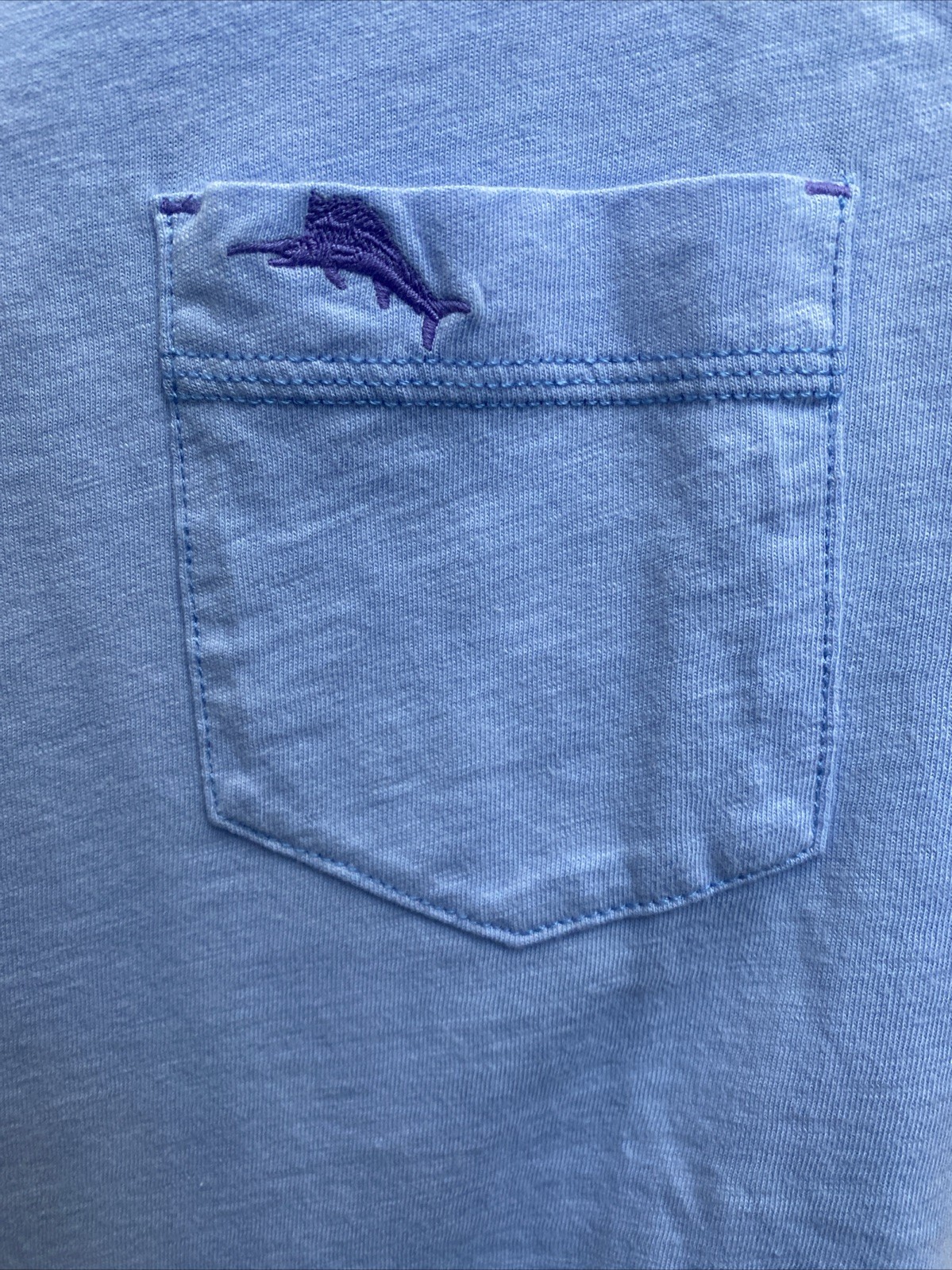 Tommy Bahama Men's Medium Sky Blue Crew Neck T-Shirt Cabo Bay Tee SS NWT gallery