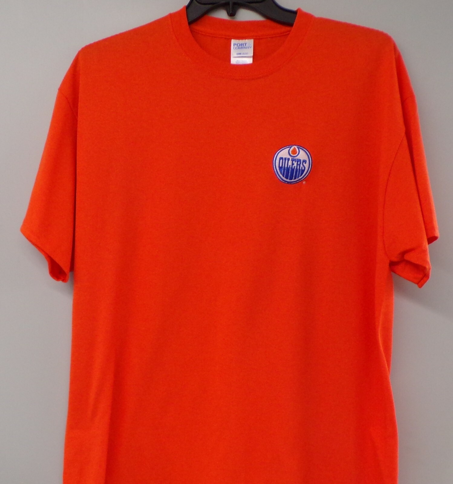 Edmonton Oilers NHL Hockey Logo Embroidered Adult T-Shirt S-6XL, LT-4XLT New gallery