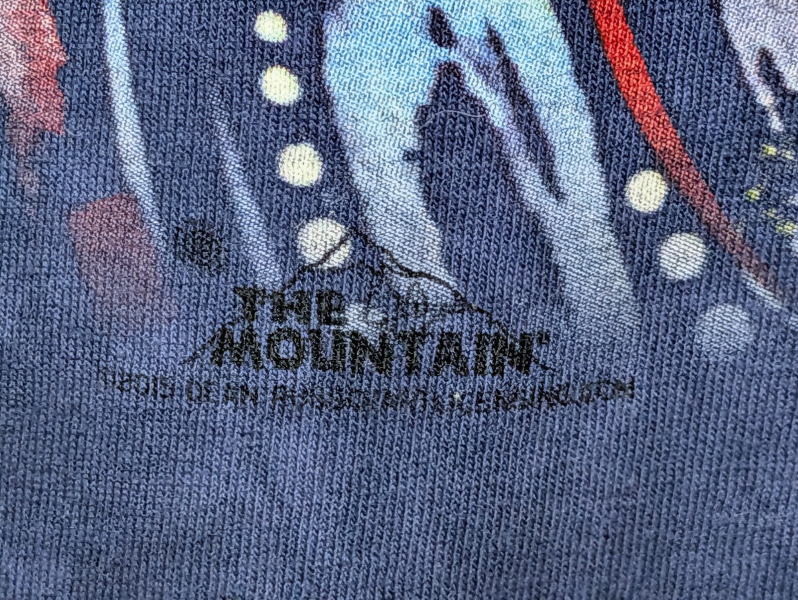 The Mountain Men's T-shirt Blue Dean Russo Cocker Spaniel Retired Logo 2XL #5002 gallery