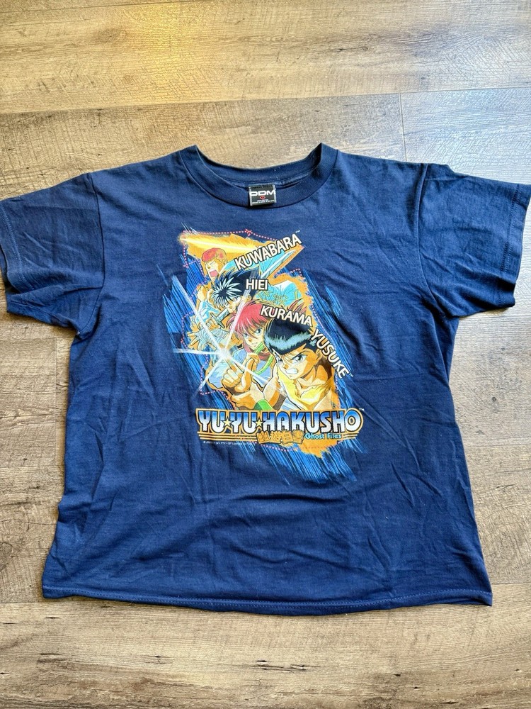 Vintage Yu Yu Hakusho Ghost Files Yusuke Kurama Hiri Kuwabara Shirt 2003 ODM