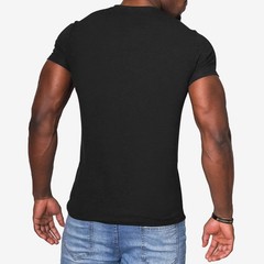 Elastic Fabric Men’s T-shirt Applicable Gender Female Moderate Elasticity