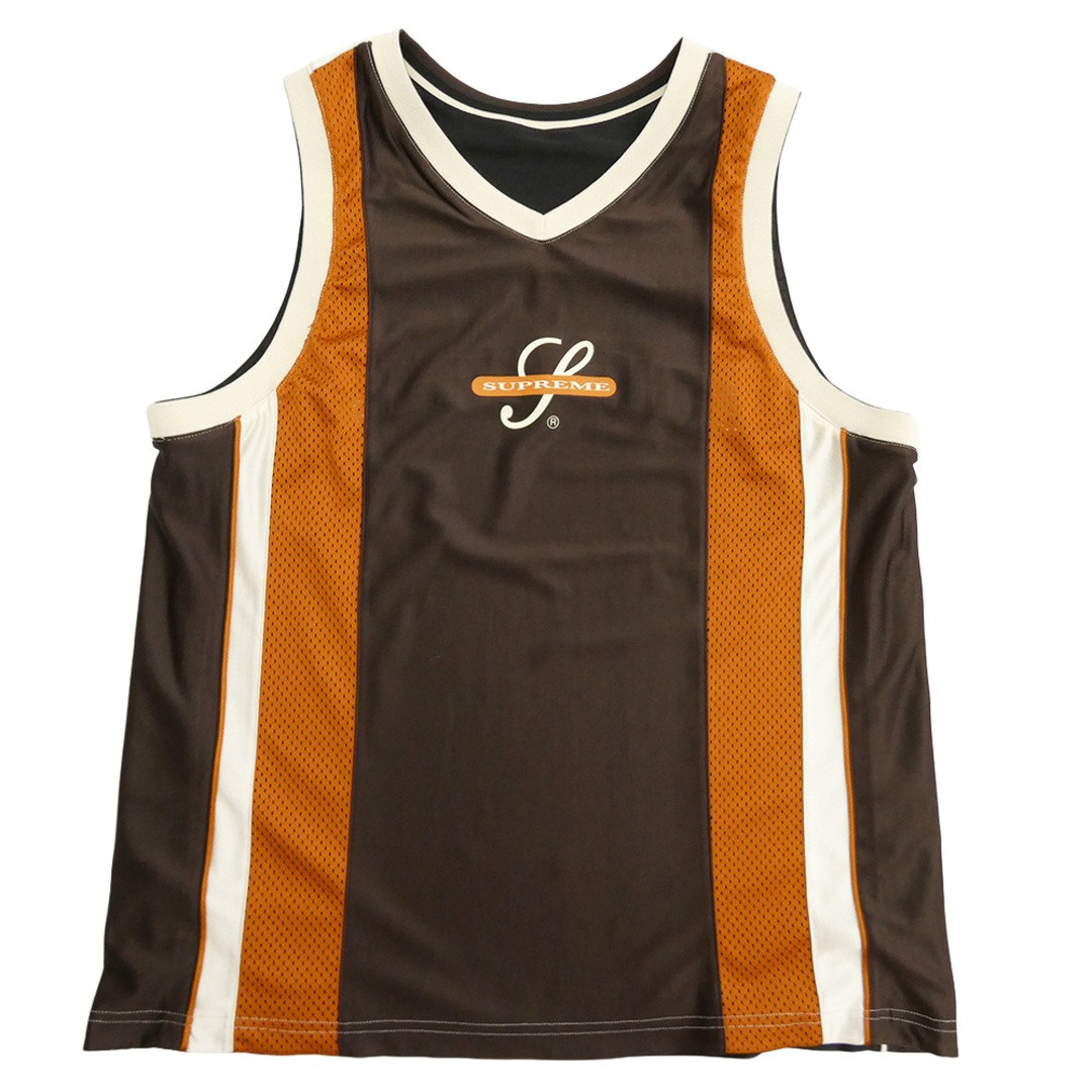 Supreme 22SS Reversible Basketball Jersey Black Brown XL Used LIFE-0 gallery