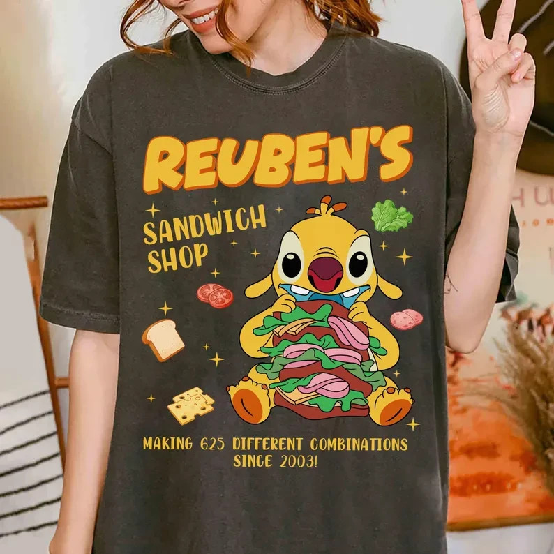 Lilo and Stitch Reuben Shirt, Reuben’s Sandwich Shop Tee, Making 625 Combination gallery