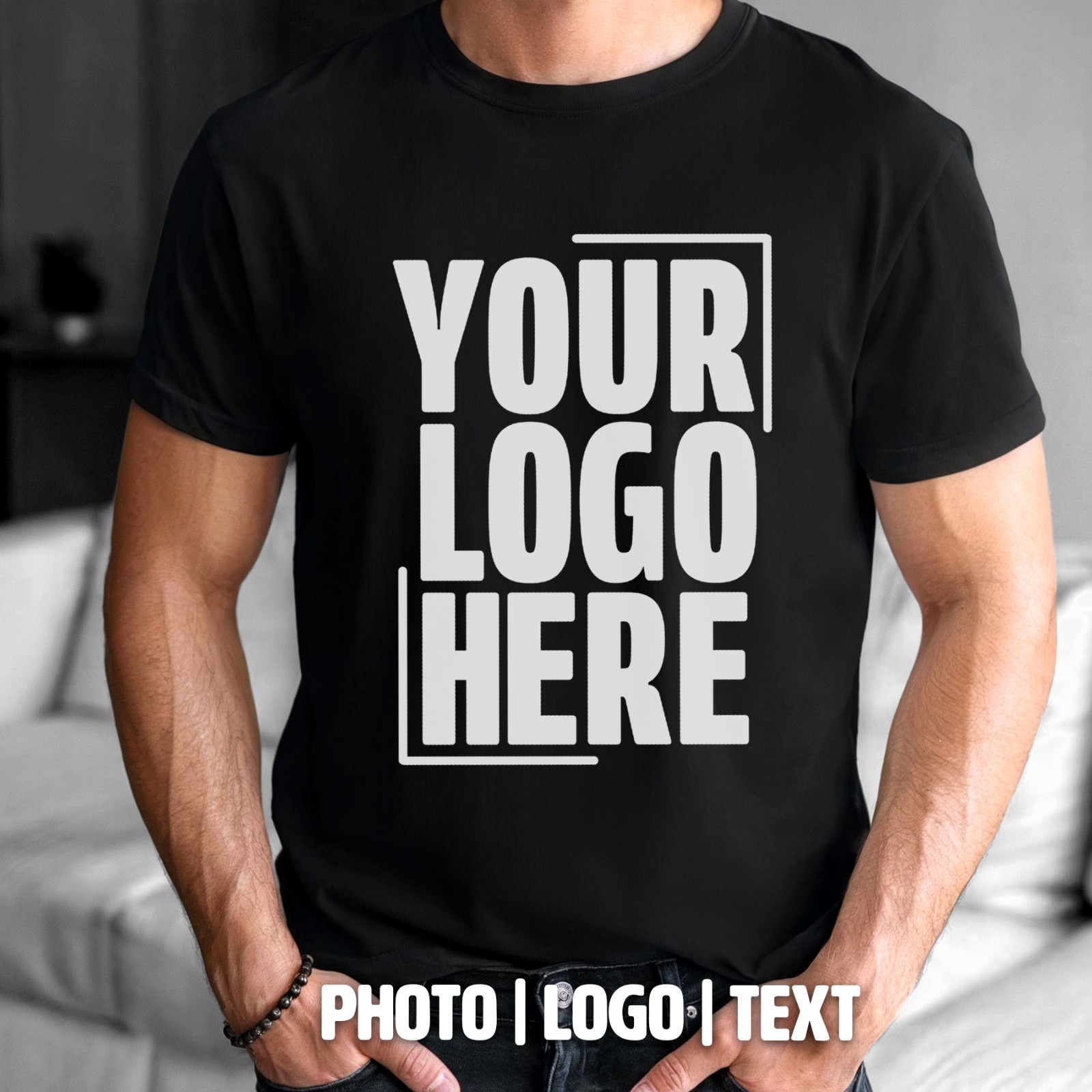 Custom Personalized T Shirt Print Your Logo Photo Text Custom Made Shirt Tee gallery