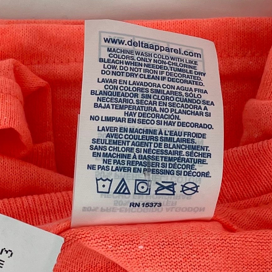 New Delta Pro Weight Heather Coral North Carolina Graphic Long Sleeve Size XL gallery