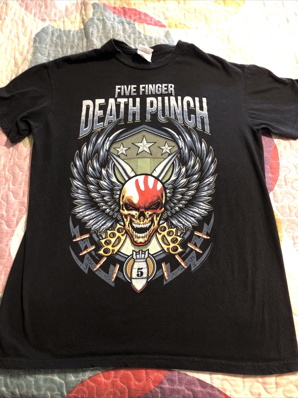 Five Finger Death Punch 2018 Tour Shirt Size M (see MEASUREMENTS in Description) gallery