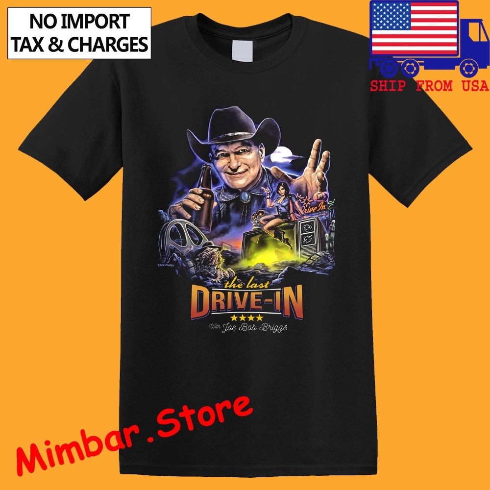 The Last Drive-In with Joe Bob Briggs Horror Movie Men’s Black Size S-5XL