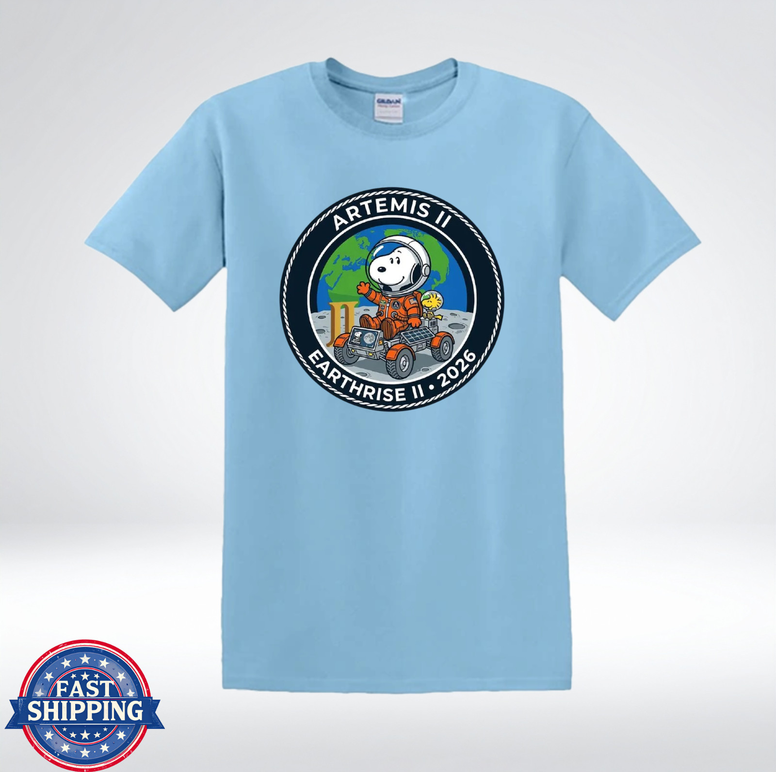 Cute Dog Astronaut Artemis II 2026 Space Exploration T-Shirt gallery