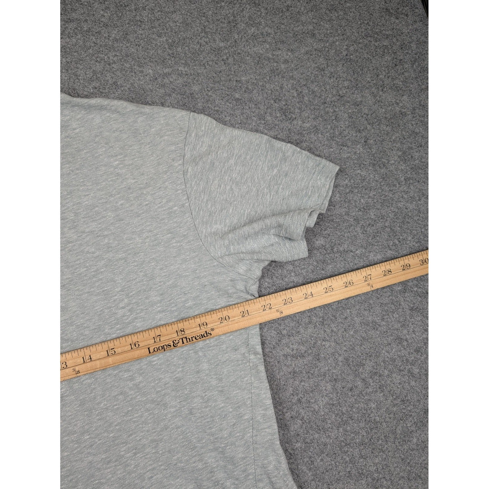 Rodd & Gunn Shirt Mens XL Gray Cotton Linen Crew Neck Short Sleeve Tee gallery