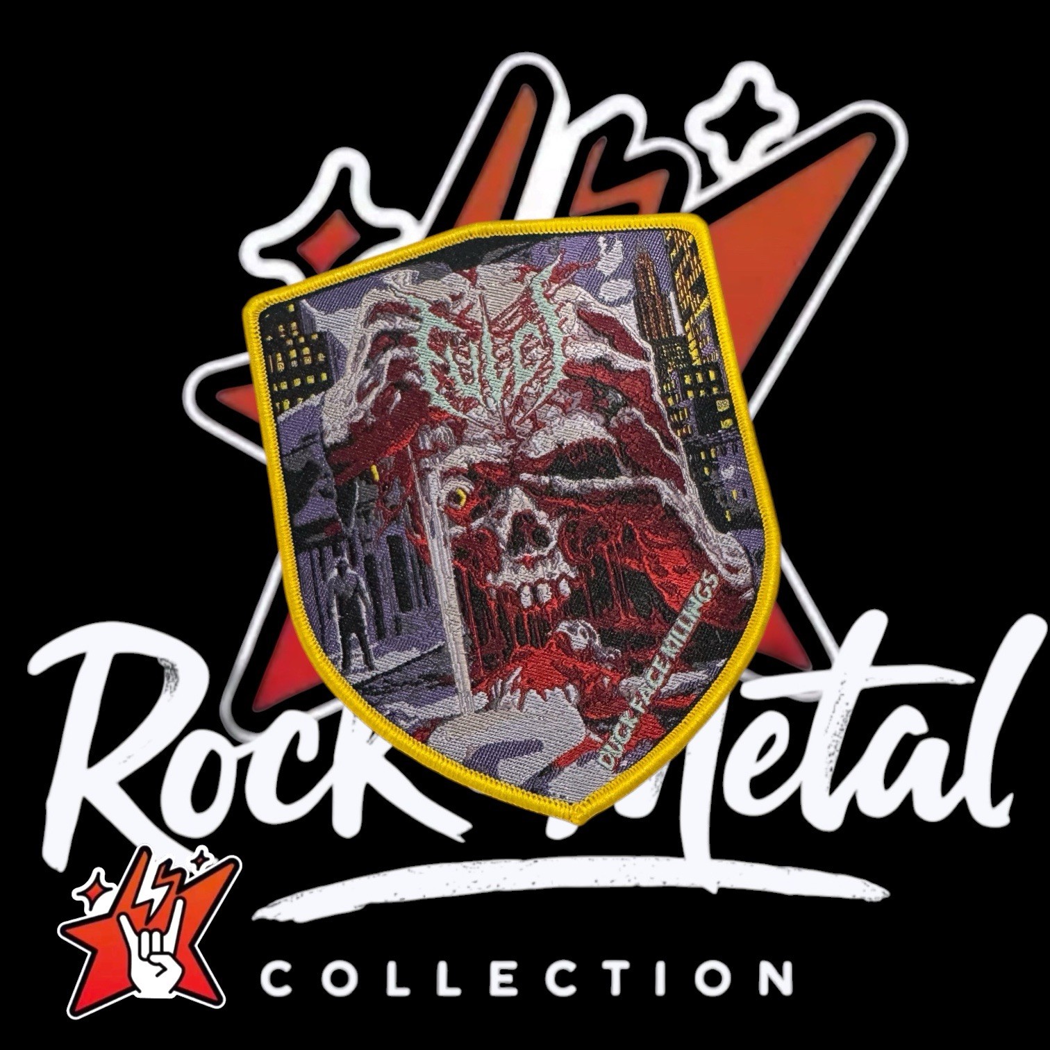 Fulci Official Exclusive Woven Patch Bolthower Death Entombed Obituary gallery