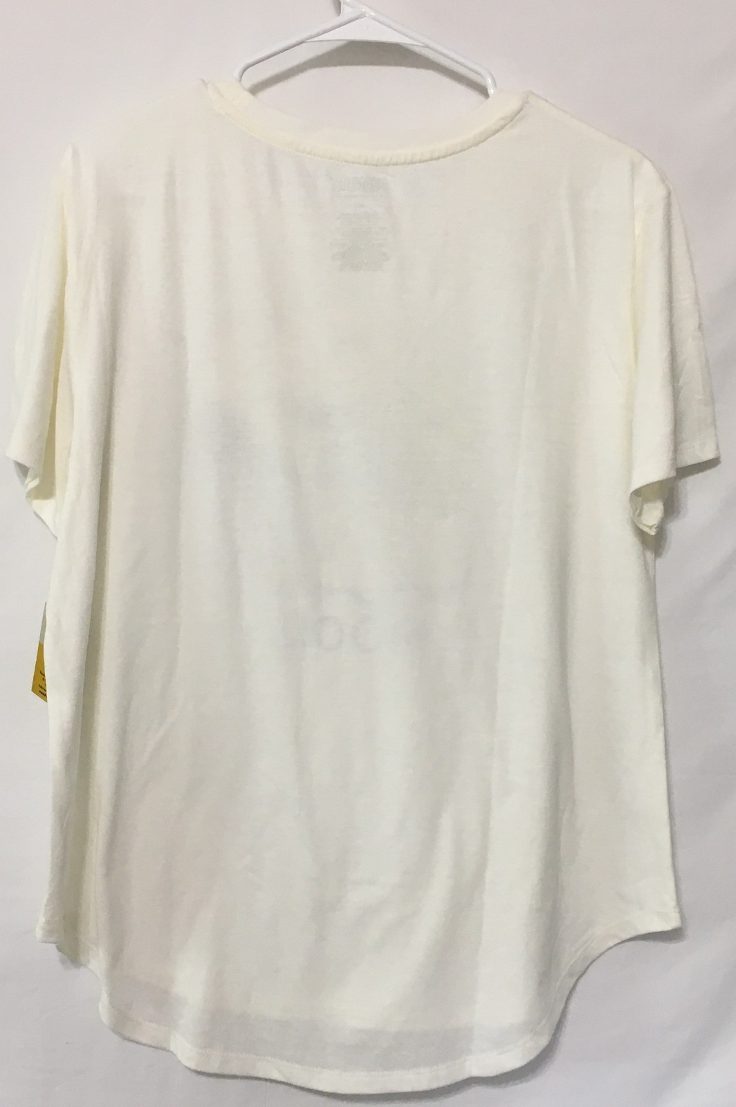 Teen Girls Size XXL Peanuts Snoopy & Woodstock Mood Lt Ivory S/S Tee T-Shirt NWT gallery