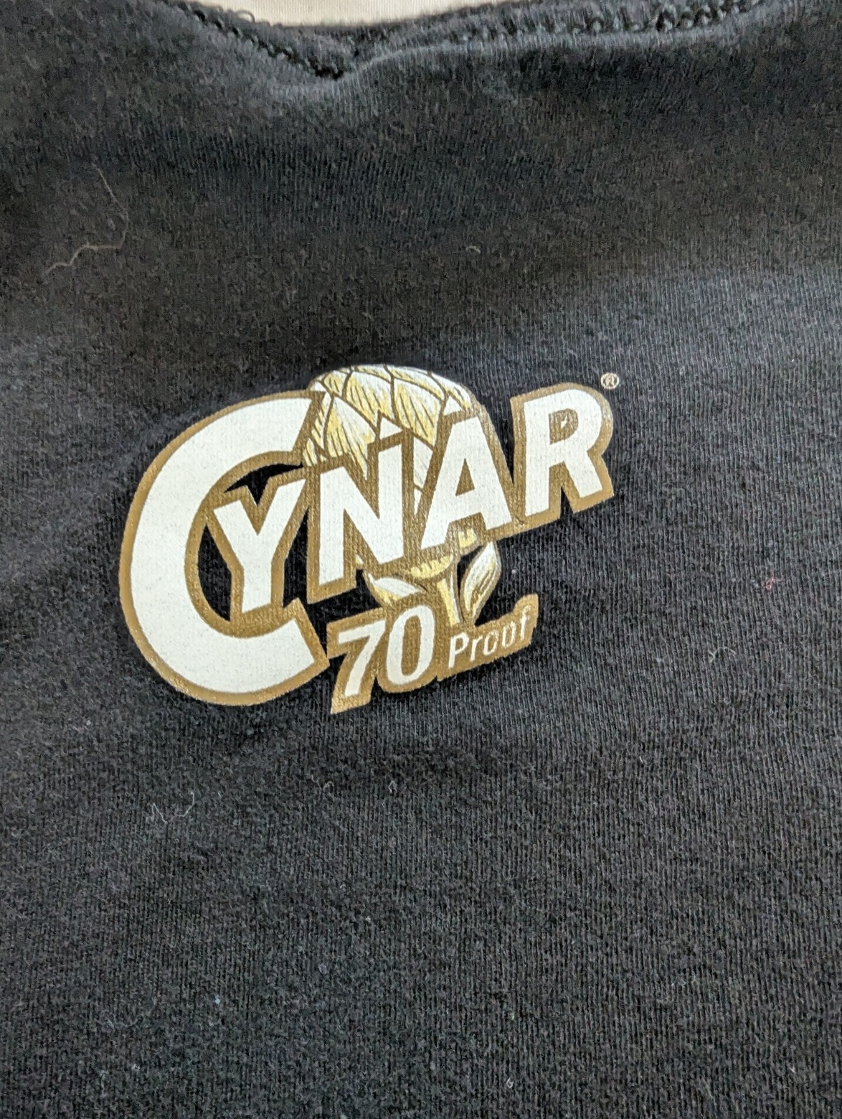 CYNAR 70 PROOF BROTHERHOOD OF THE ARTICHOKE BLACK SHIRT SIZE MEDIUM NEXT LEVEL gallery