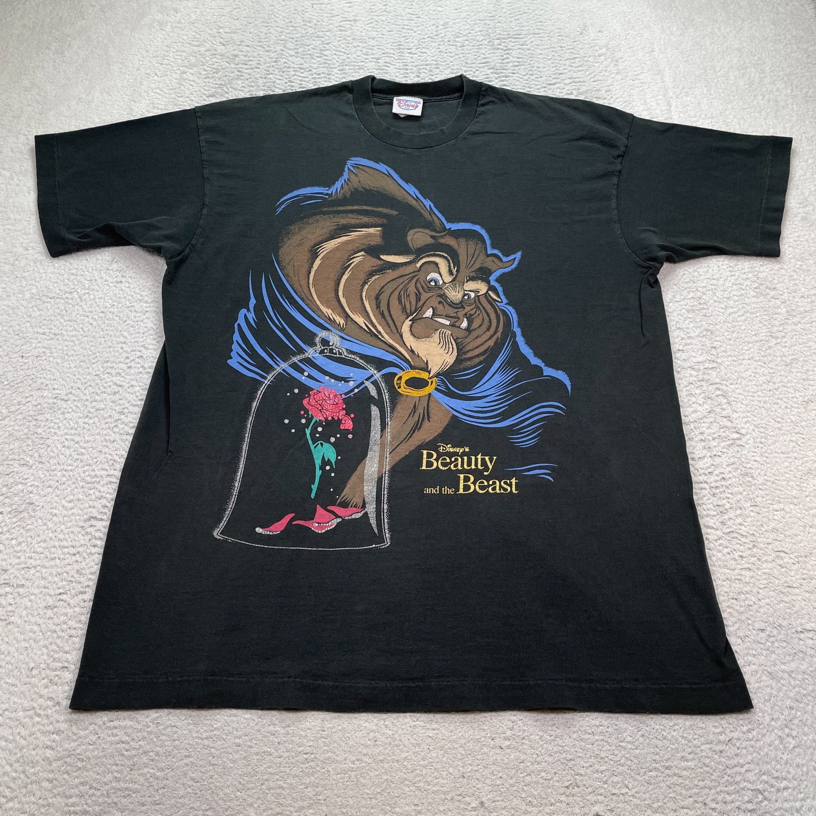 Vintage Beauty And The Beast T-Shirt OSFA Estimated 2XL Disney Store
