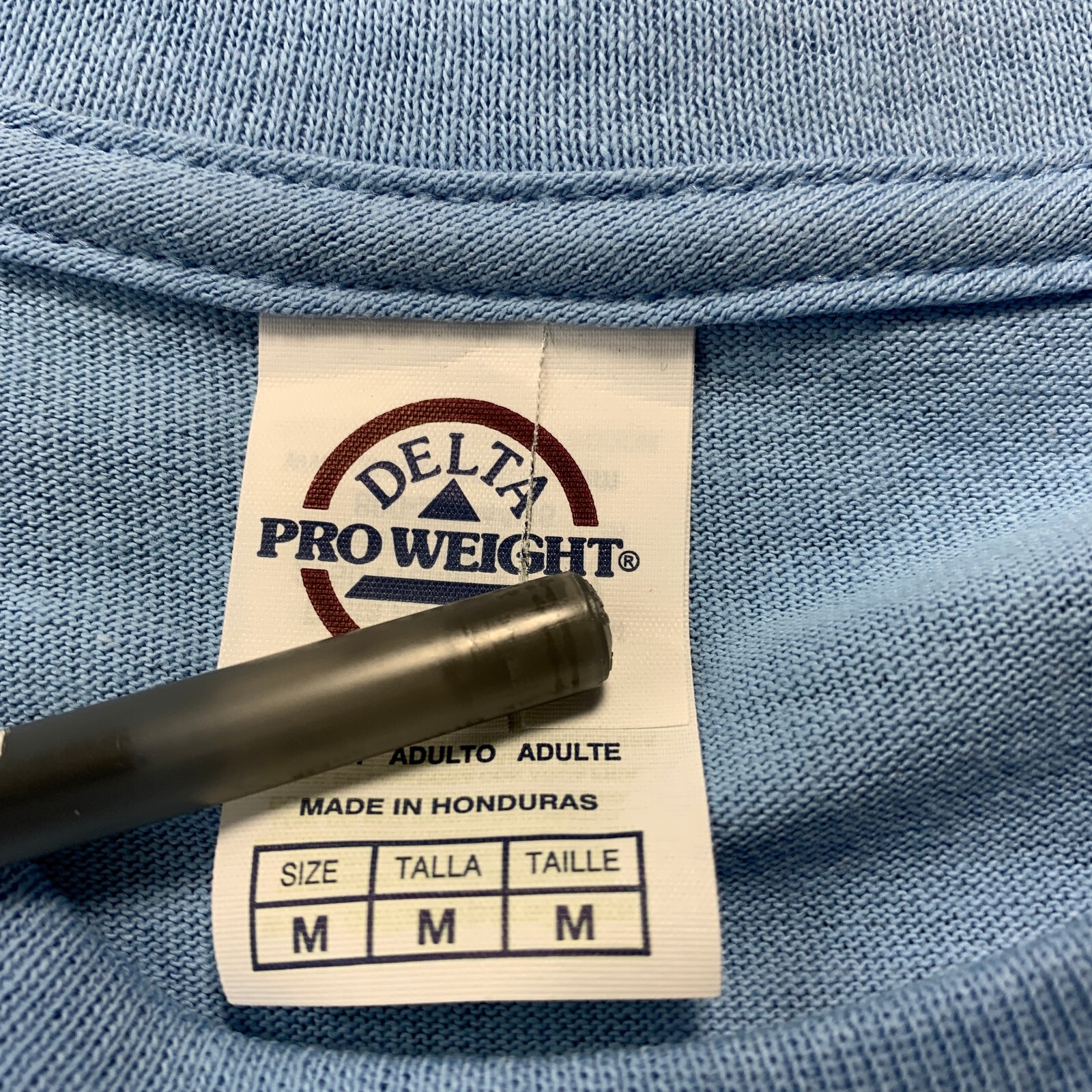 Vintage Biker Shirt Mens Medium Patriot American Delta Pro Weight Blue * gallery