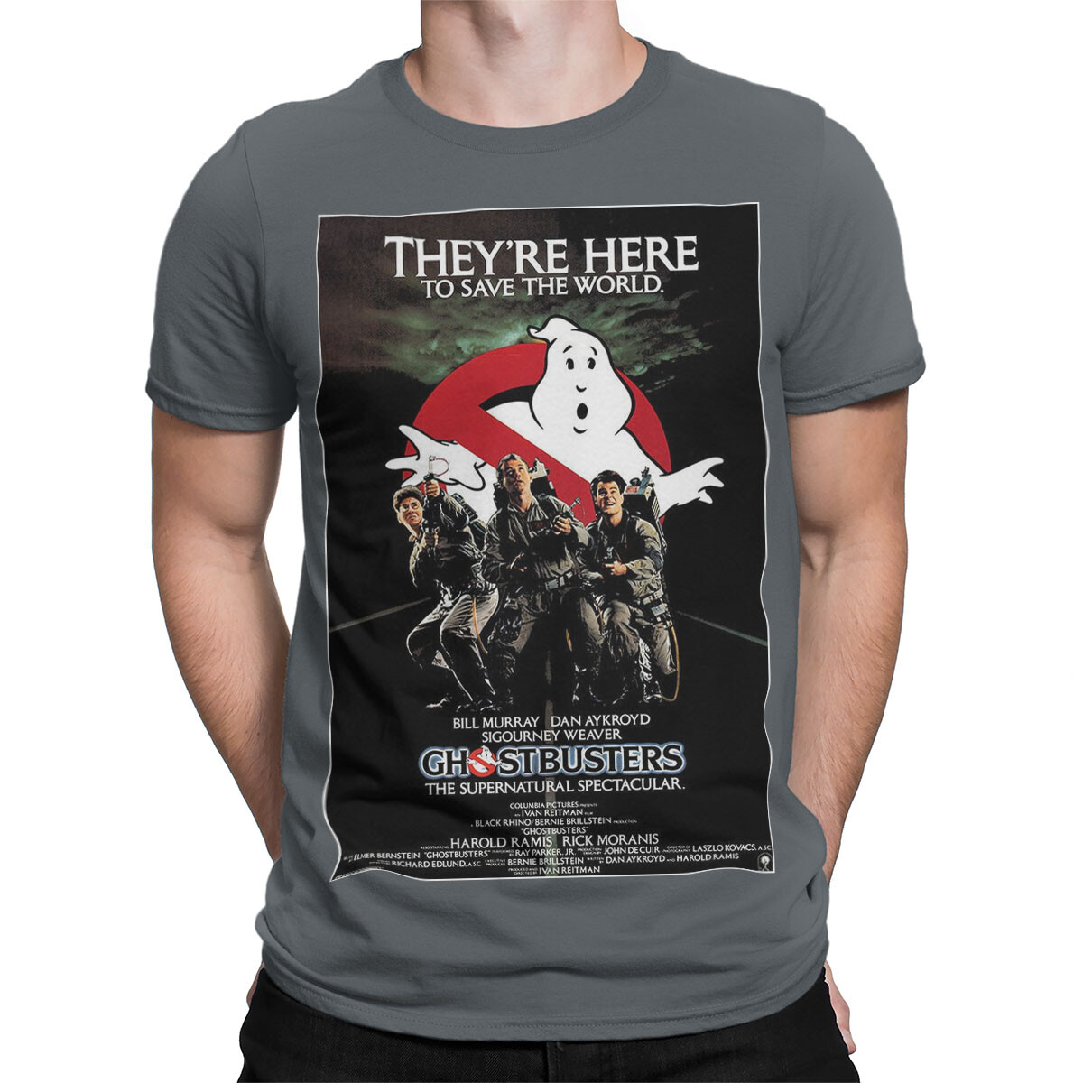 Ghostbusters Halloween Movie Poster T-Shirt Retro Classic Horror Tee #HMP gallery