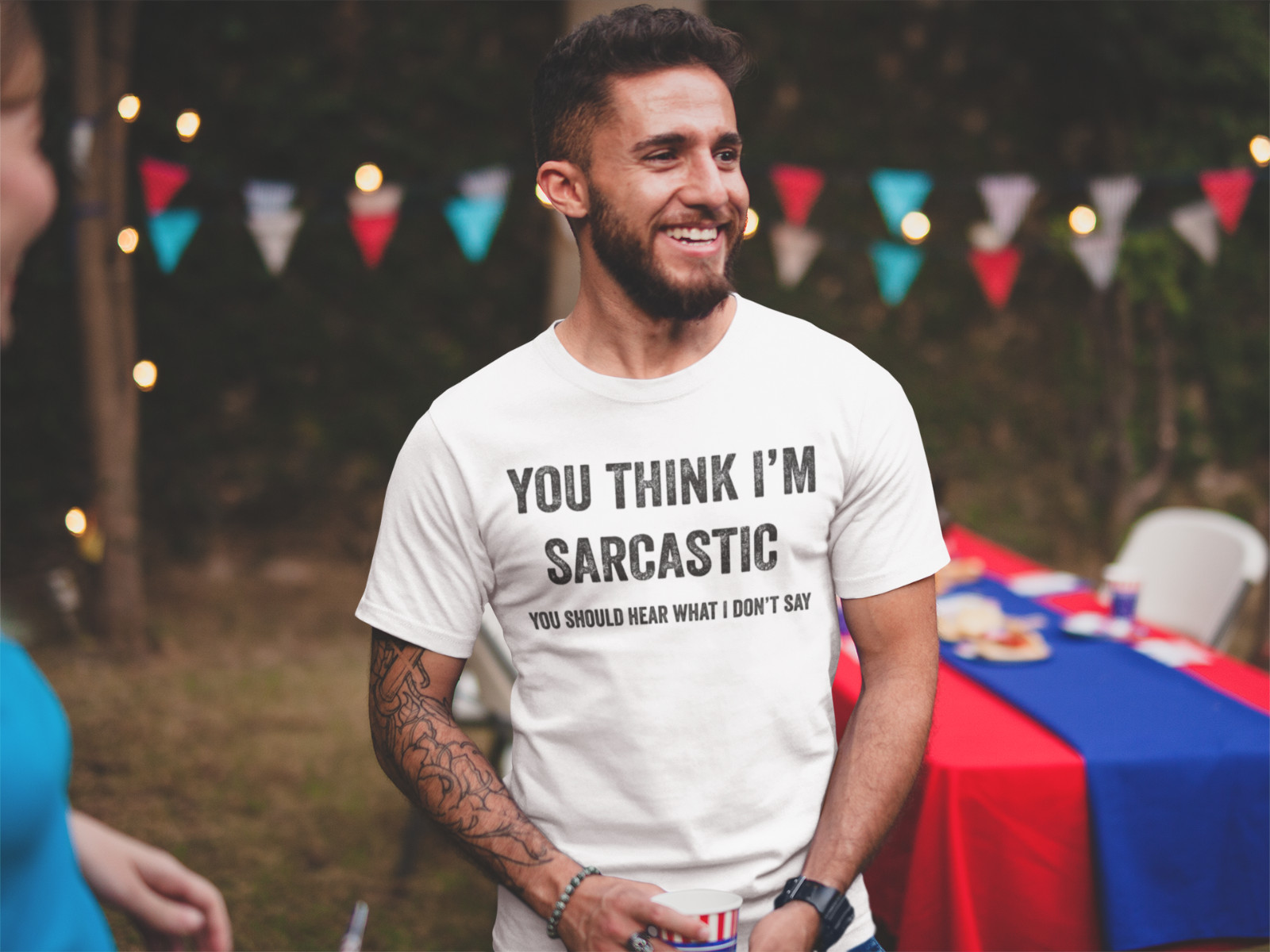 You Think I'm Sarcastic Humor shirts Funny Rude Offensive Sarcasm Tee gallery