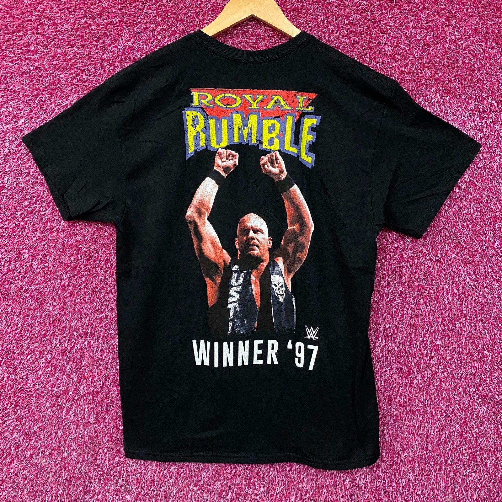 WWE "Stone Cold" Steve Austin 1997 Royal Rumble Winner Graphic T-Shirt Large gallery