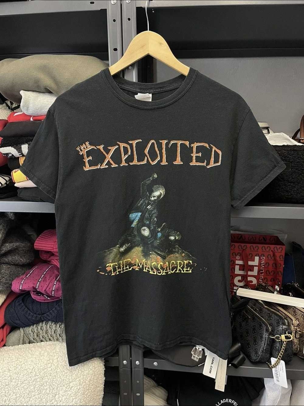 The Exploited rock Band black album Unisex Shirt All Size AR803