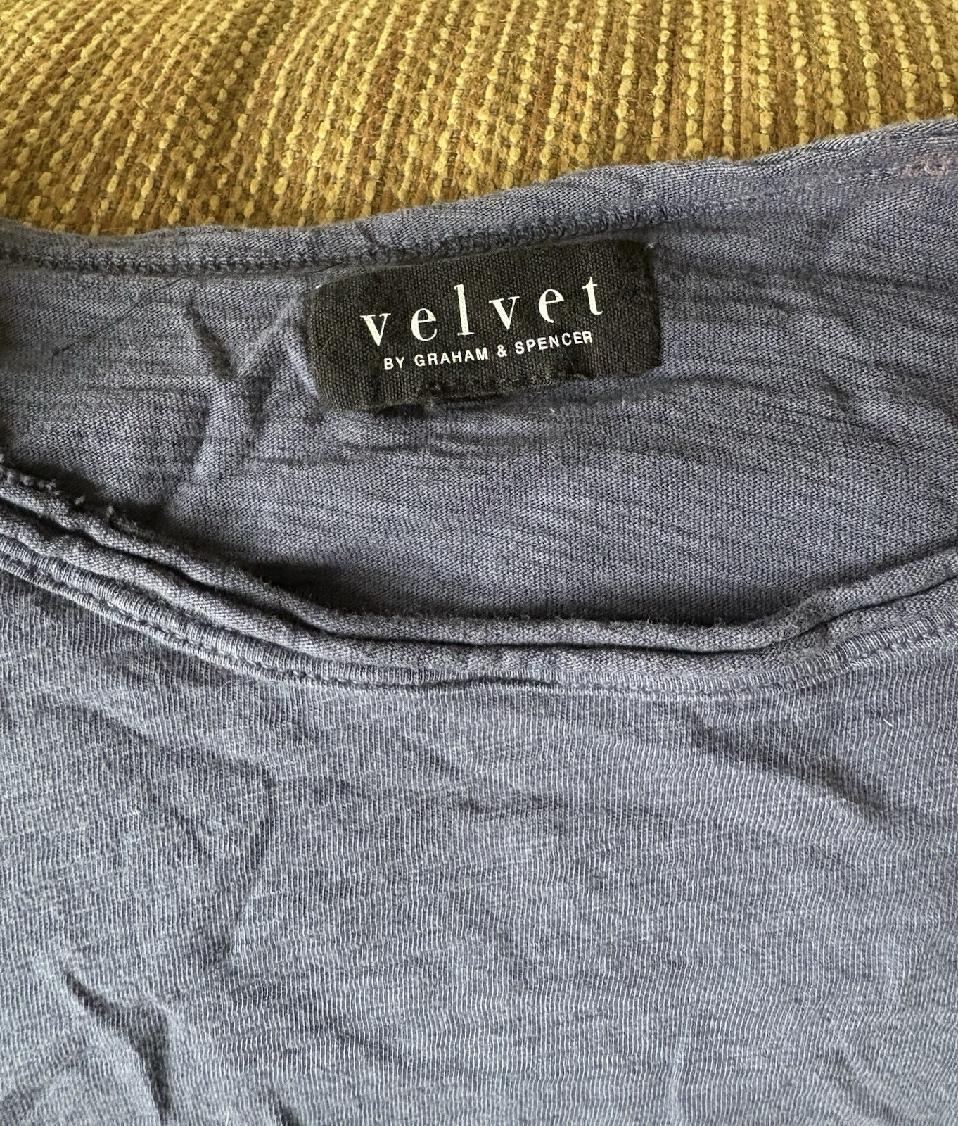 Blue Chad Pocket Tee Velvet By Graham & Spencer (M) gallery