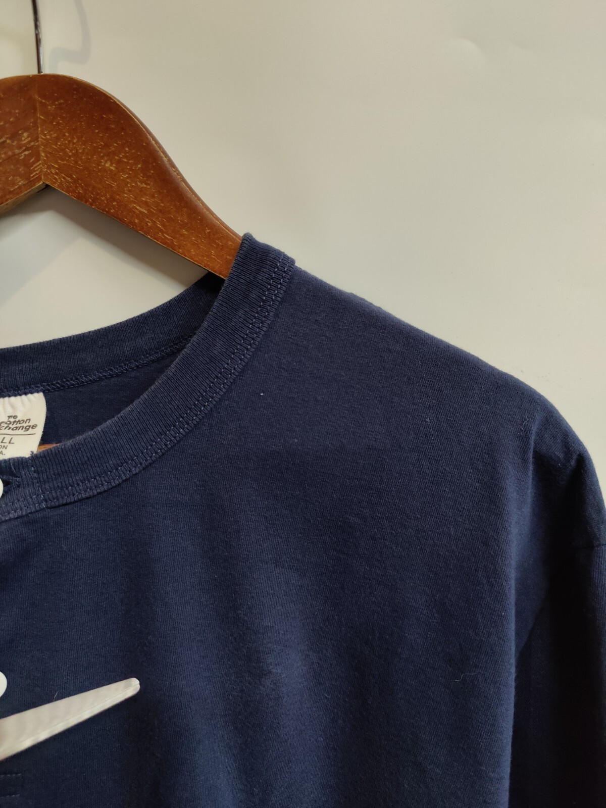 VTG Cotton Exchange Carolina Tar Heels Henley T-Shirt Men's 2XL Long Length gallery