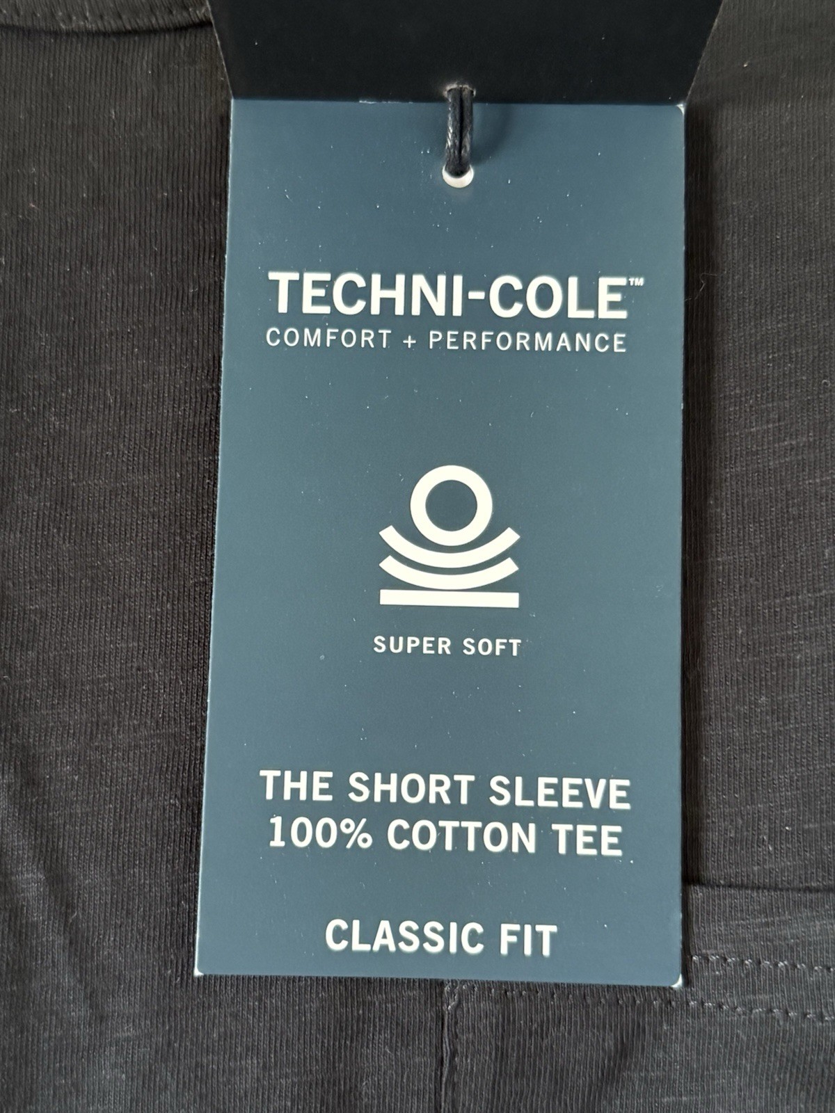 Kenneth Cole Small Black Classic Knit Pocket T-Shirt Super Soft 100% Cotton gallery