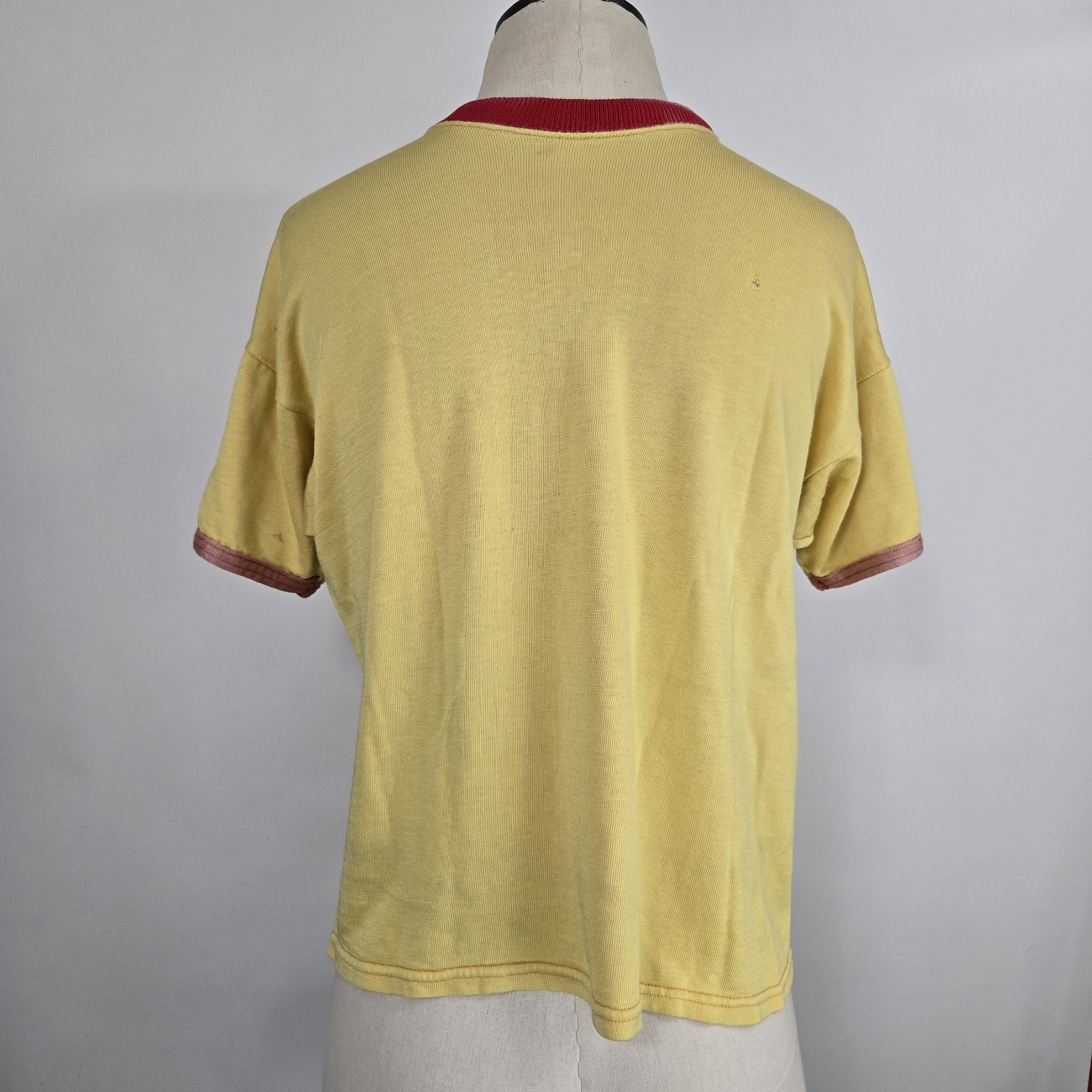 True Vintage 50s 60s Durene USMC Jersey Military Nylon Blend Light Distress Sz M gallery