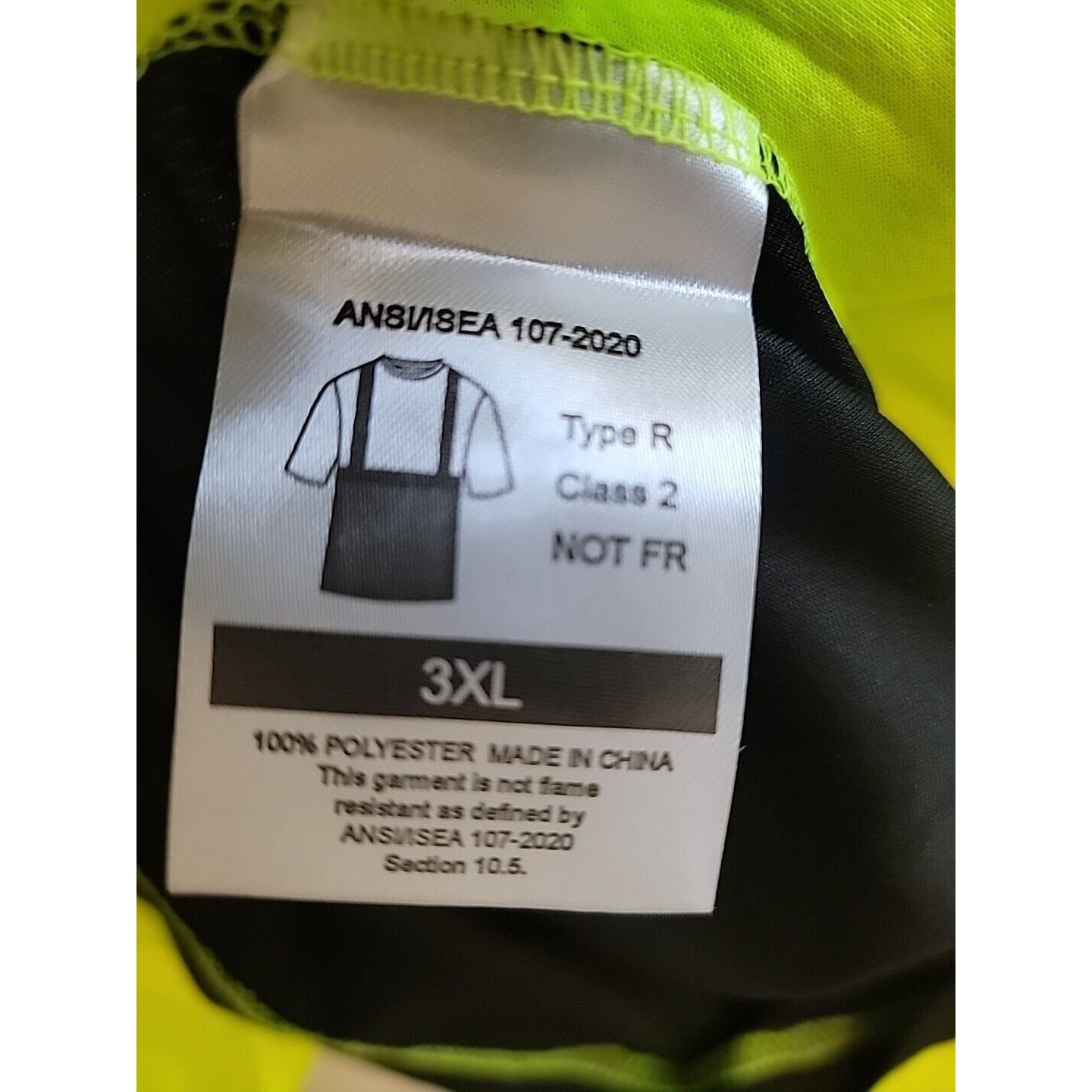 High Visibility Safety Shirt 3XL Hi-Vis Reflective Workwear Towing Class 2 ANSI gallery