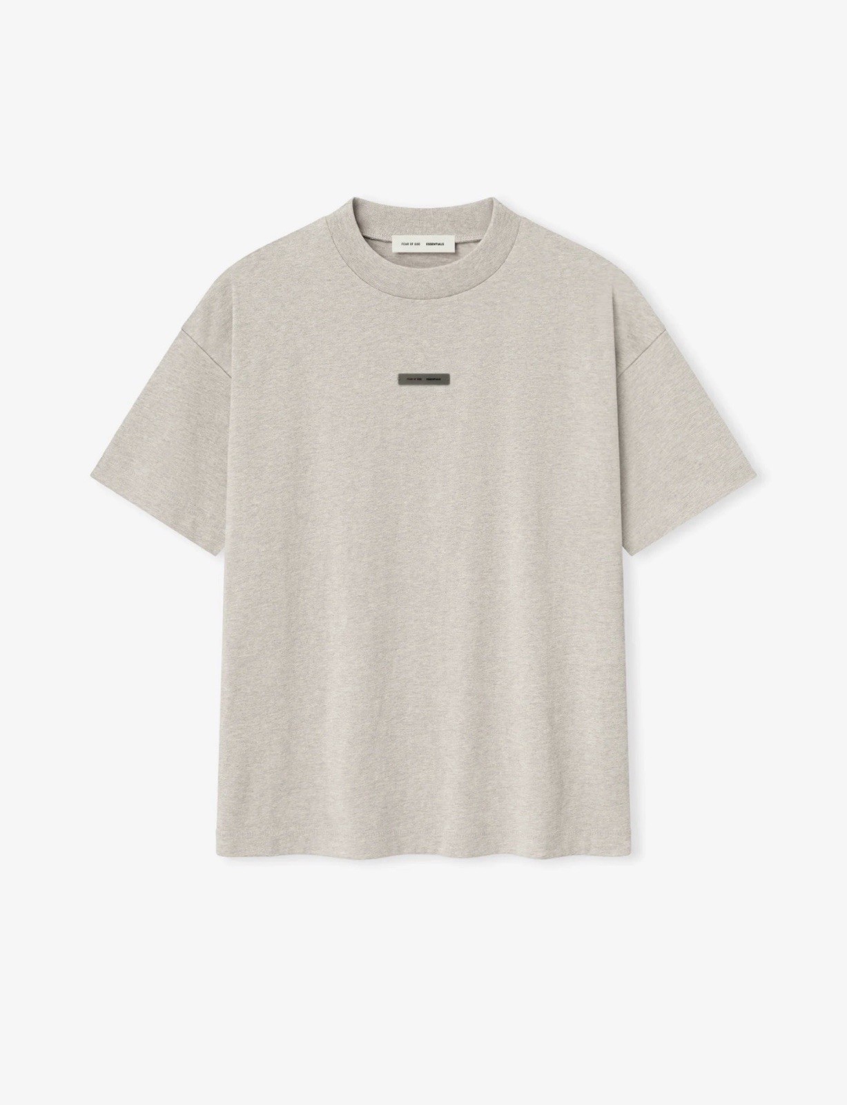 Essentials Fear of God Heather Stone Crew Neck Short Sleeve T-Shirt S Oversized gallery