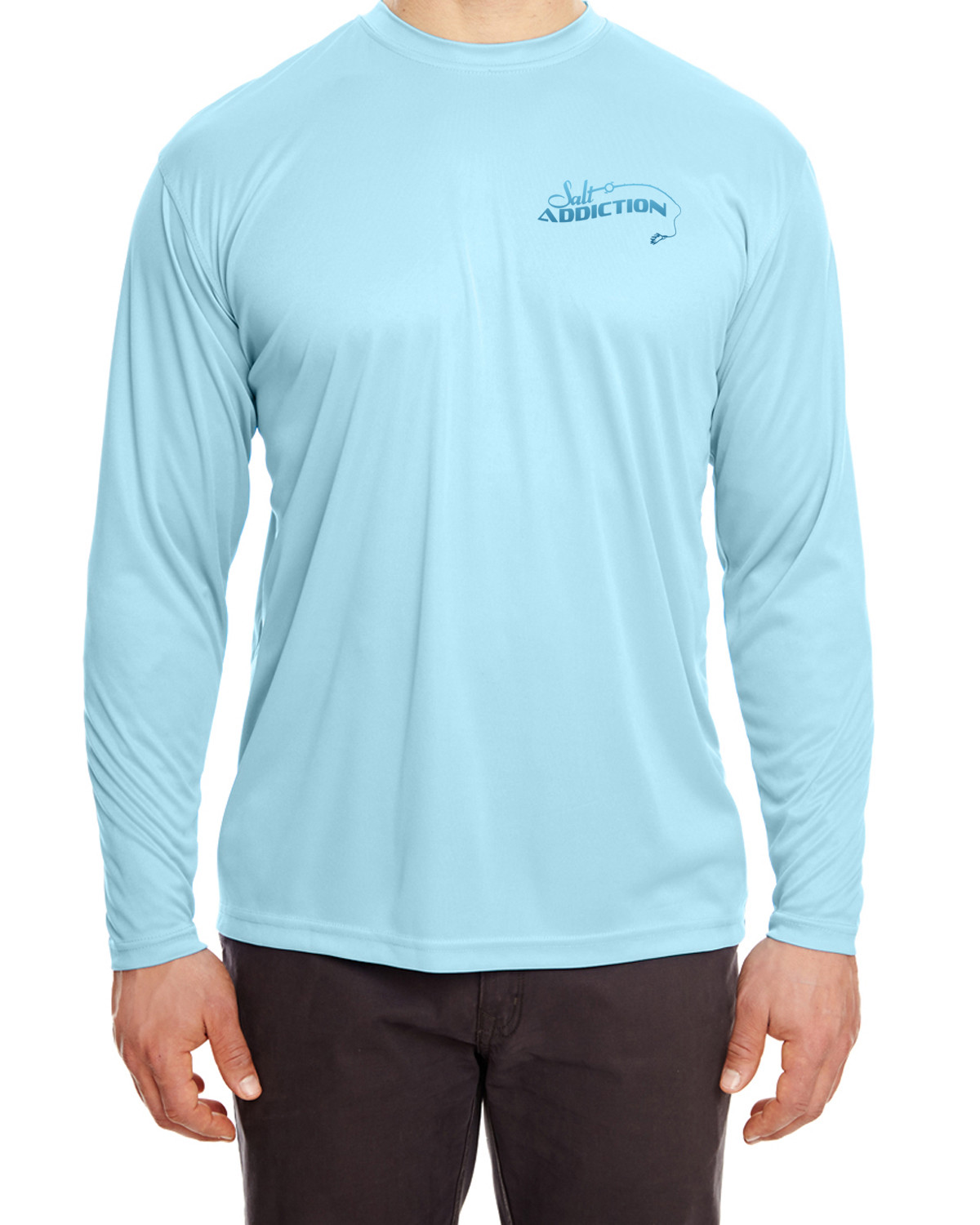 Salt Addiction microfiber Tarpon fishing long sleeve life t shirt 30+ uv gallery