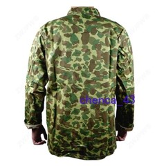 WWII US Army Solider USMC Pacific Camo Jacket Cotton Reversible Coat Casual Tops